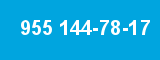 955 144-78-17 955 144-78-17